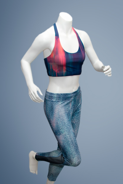 Maniquí mujer running